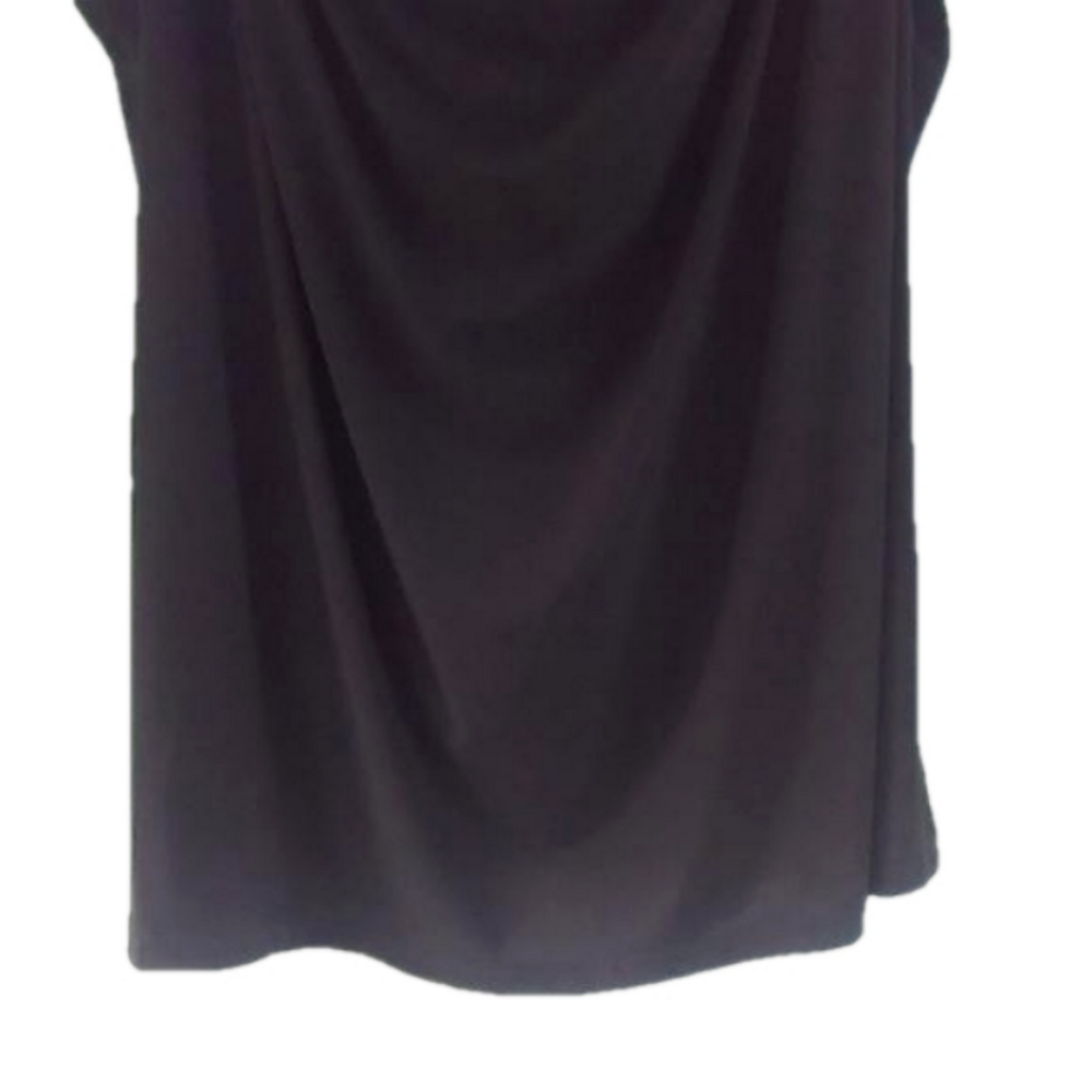 2/25 Penningtons Black Cowl Neck Draped Sleeveless Blouse - Picture 3 of 9